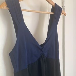 ELLA MOSS Sweetheart Color Block Cut Out Dress